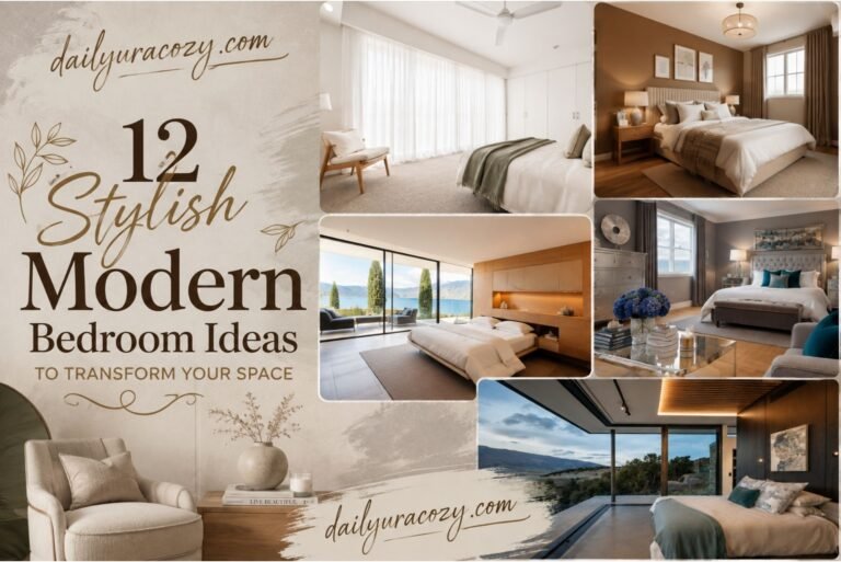 12 Stylish Modern Bedroom Ideas to Transform Your Space 