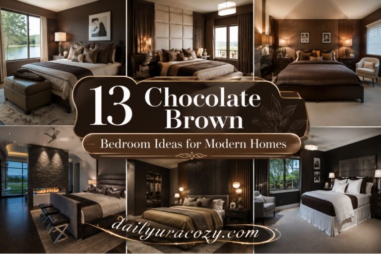 13 Chocolate Brown Bedroom Ideas for Modern Homes 