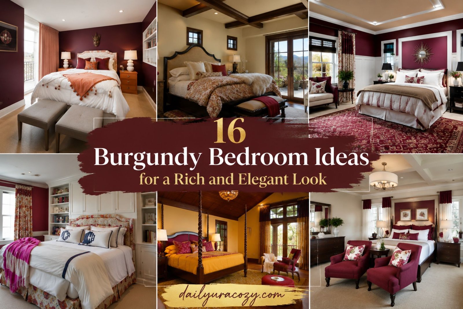 16 Burgundy Bedroom Ideas for a Rich and Elegant Look