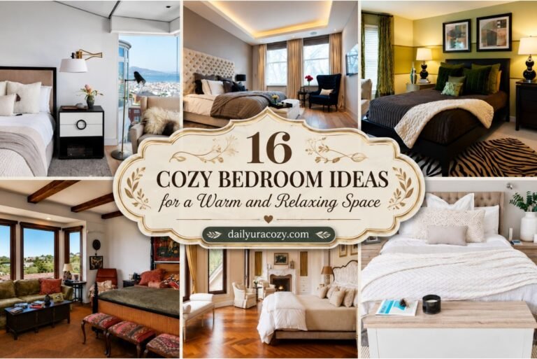 16 Cozy Bedroom Ideas for a Warm and Relaxing Space