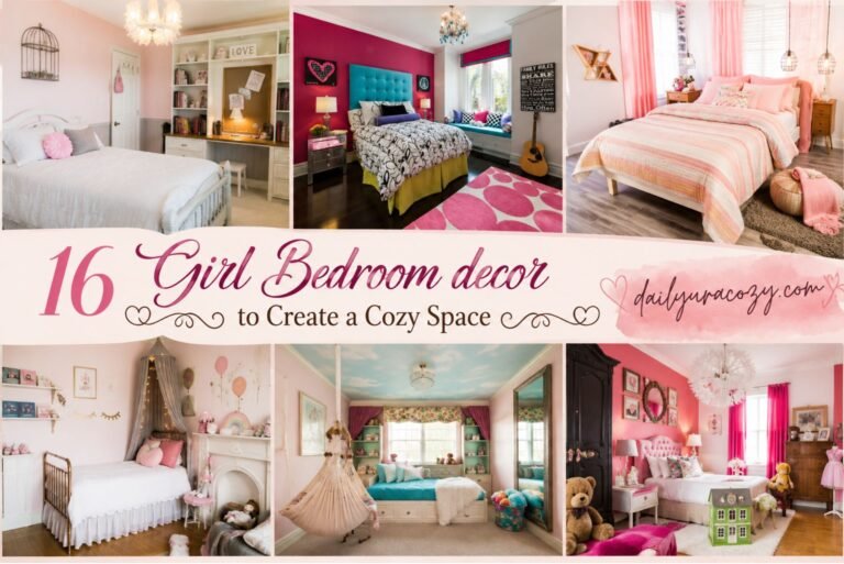 16 Girl Bedroom decor to Create a Cozy Space 