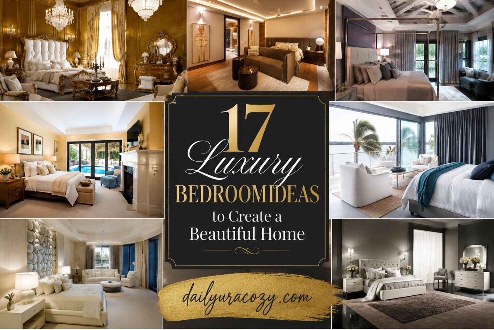 17 Luxury Bedroom Ideas to Create a Beautiful Home