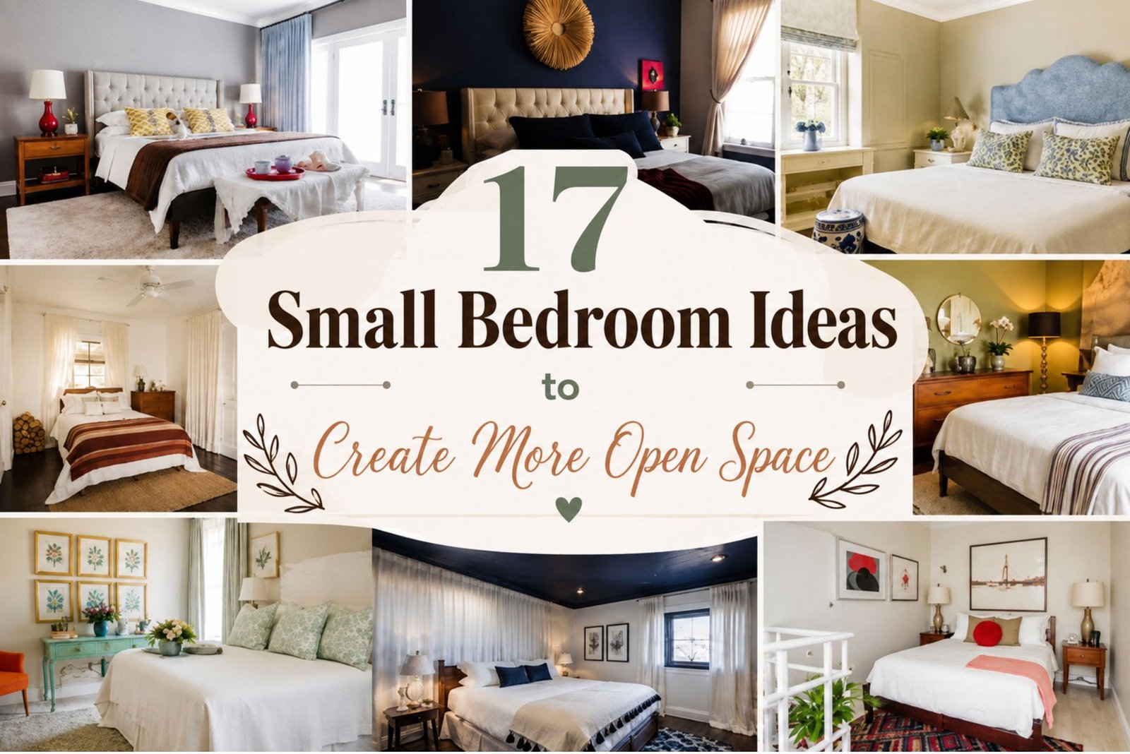 17 Small Bedroom Ideas to Create More Open Space