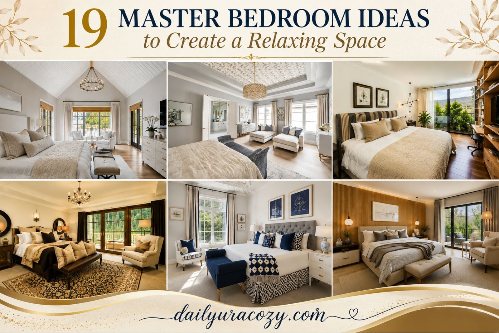 19 Master Bedroom Ideas to Create a Relaxing Space