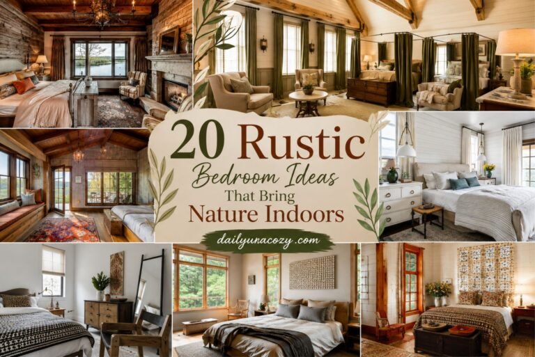 20 Rustic Bedroom Ideas That Bring Nature Indoors