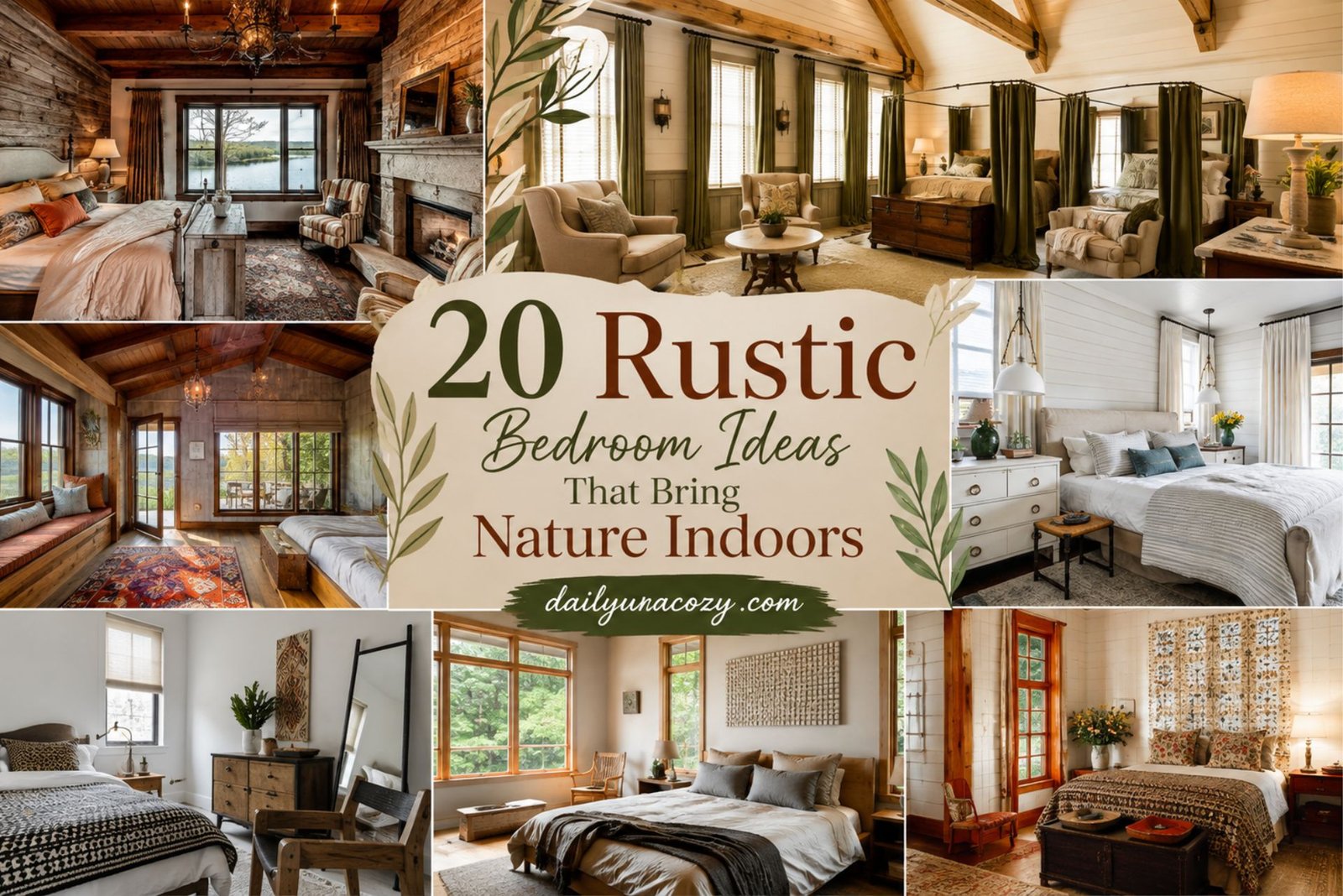 20 Rustic Bedroom Ideas That Bring Nature Indoors
