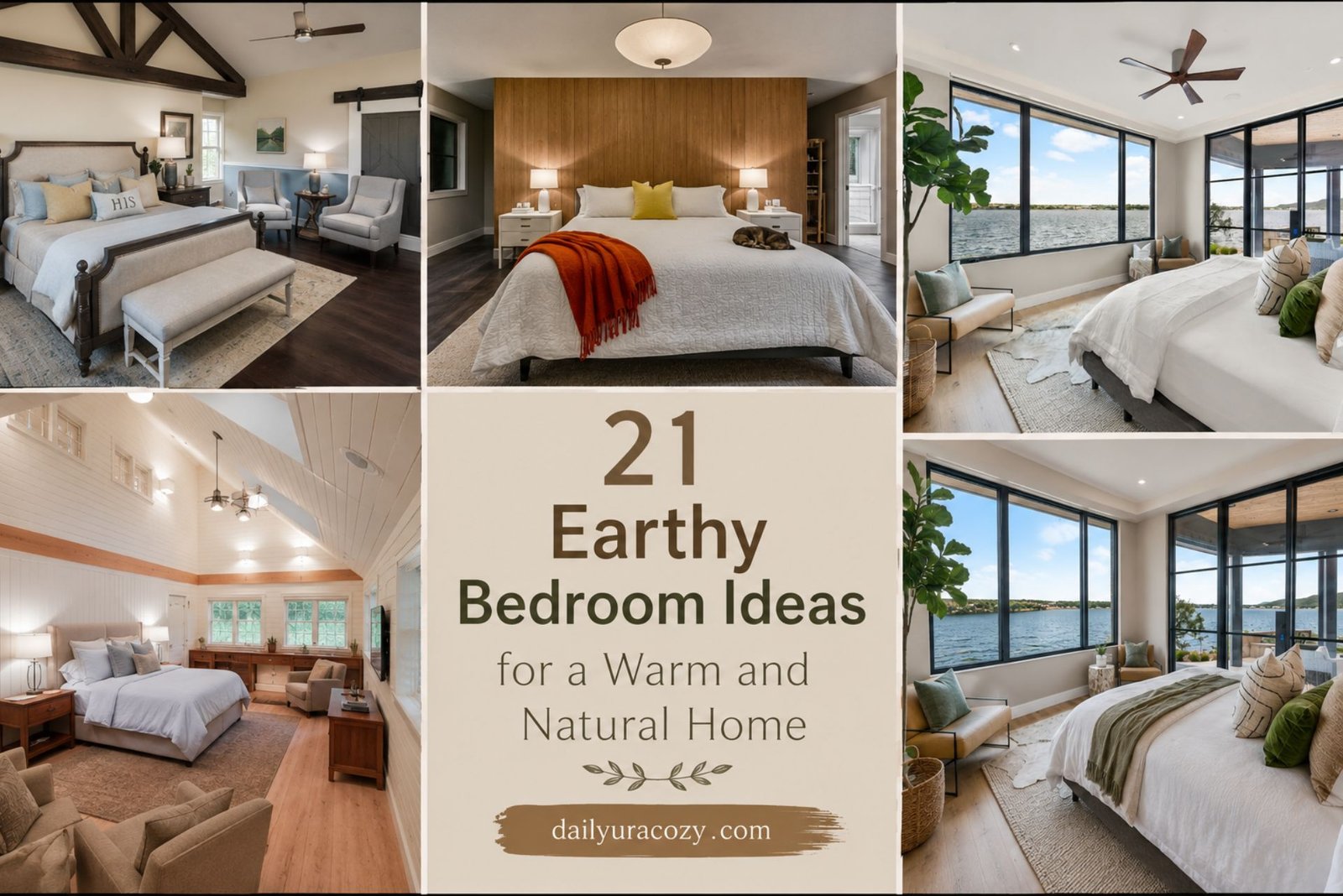 21 Earthy Bedroom Ideas for a Warm and Natural Home 