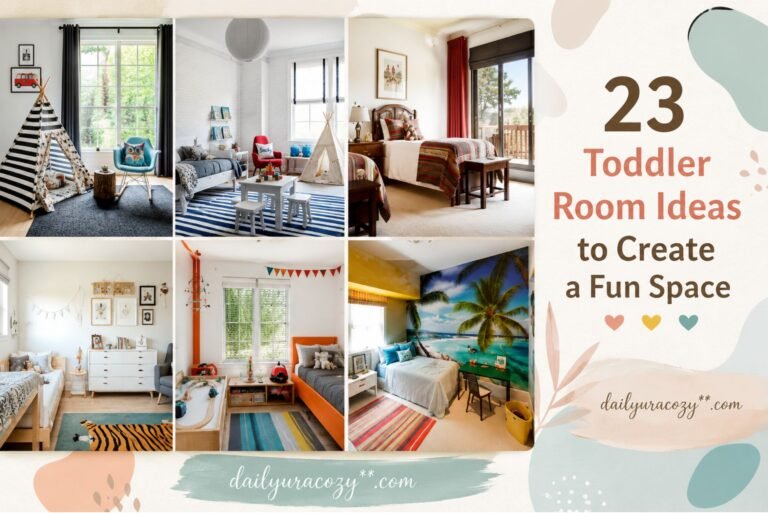 23 Toddler Room Ideas to Create a Fun Space