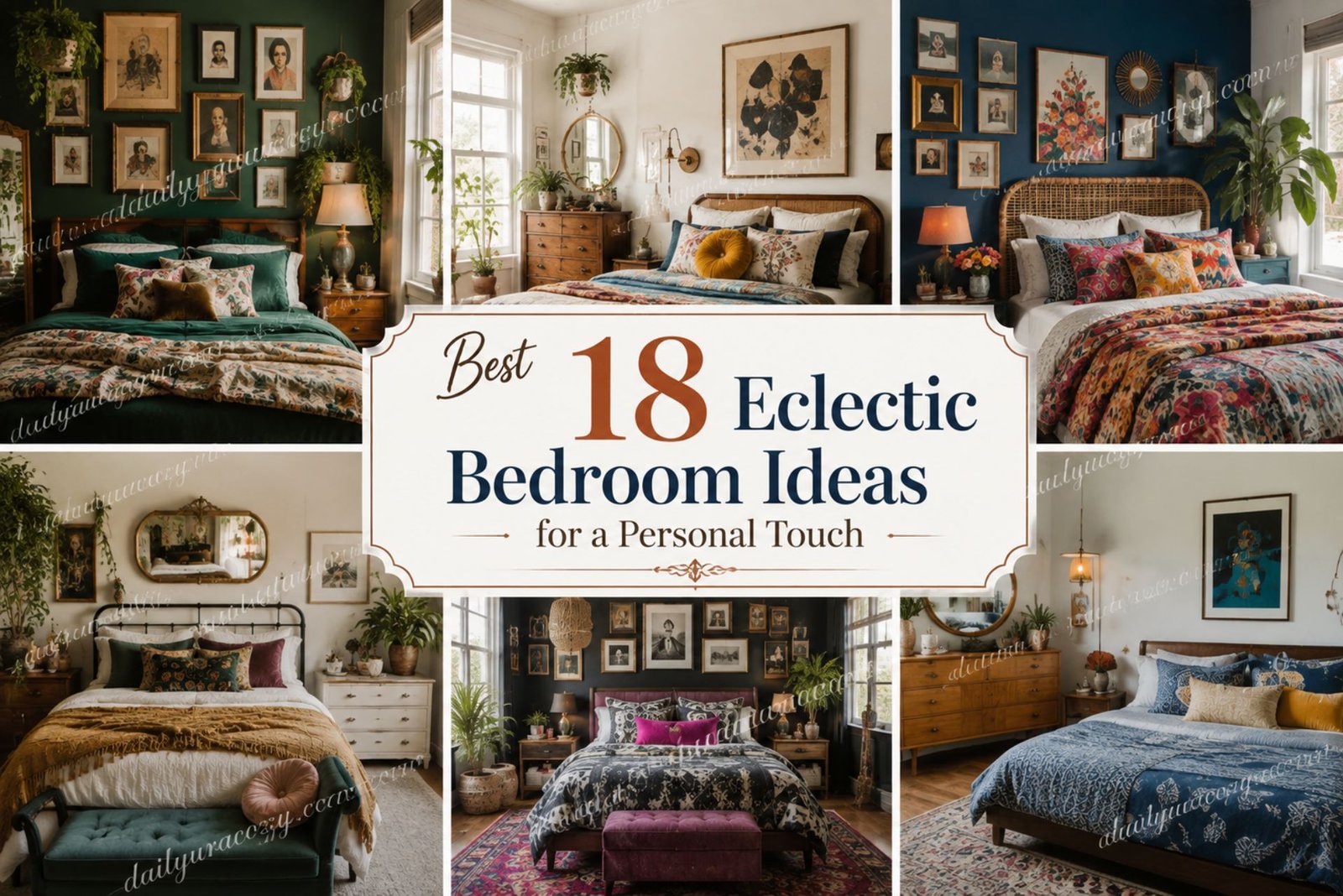 Best 18 Eclectic Bedroom Ideas for a Personal Touch