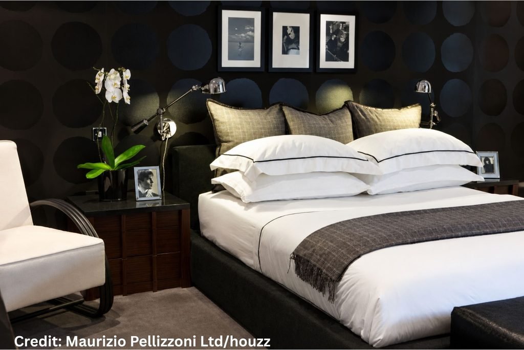 Black Dramatic Feature Wall