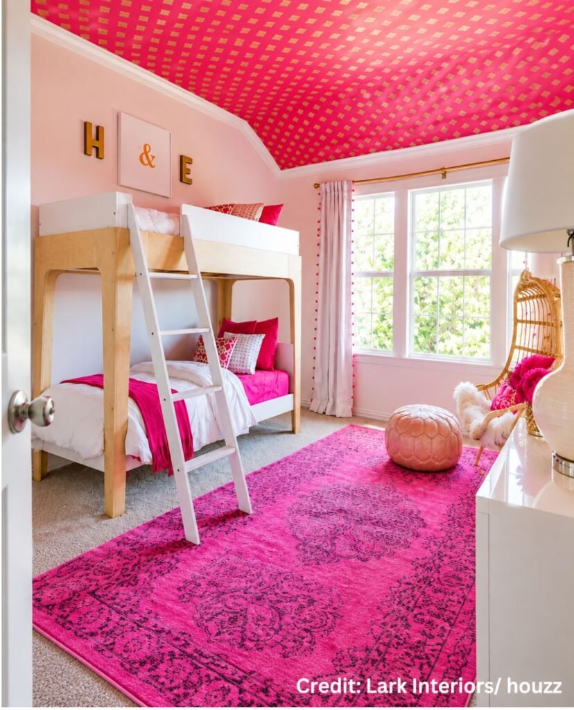 Blush Ceiling Color Statement