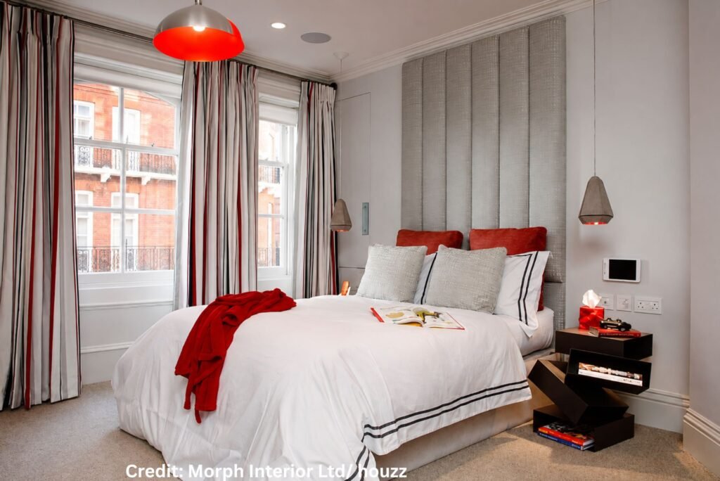 Bold Red Lighting Accent