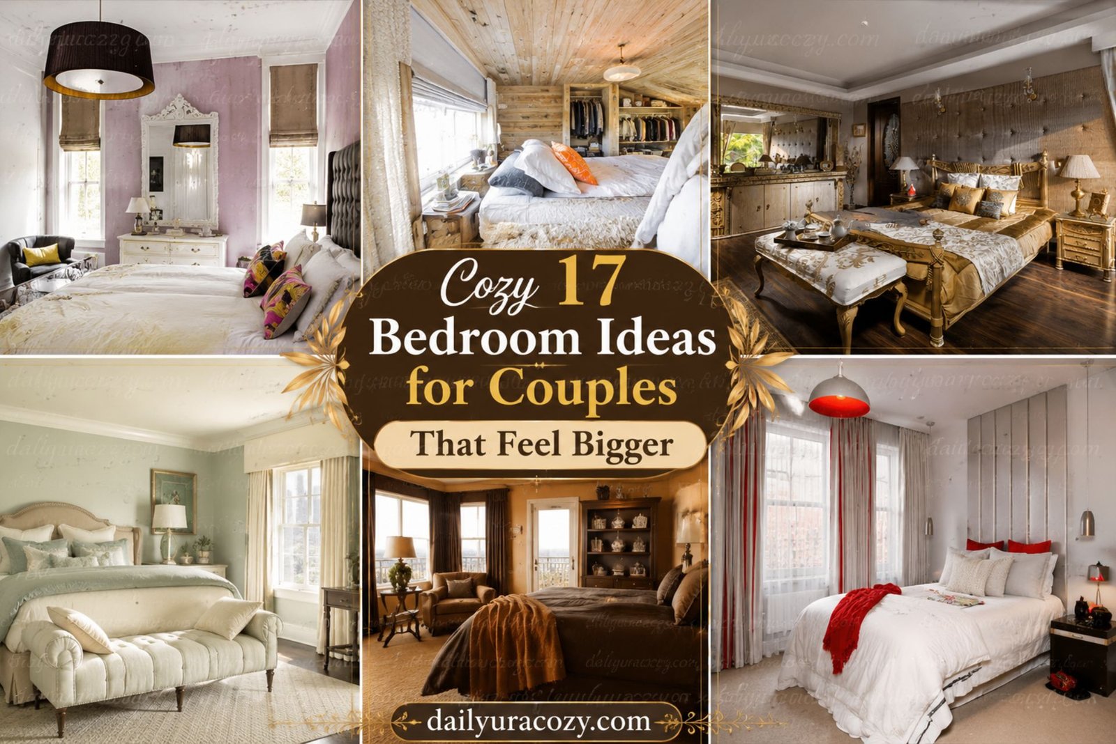 Cozy 17 Bedroom Ideas for Couples That Feel Bigger 