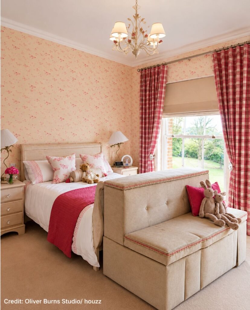 Delicate Botanical Fabric Accents