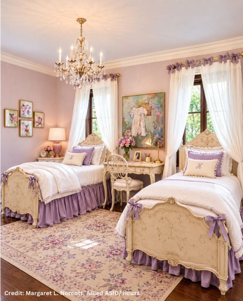 Delicate Floral Wall Pattern