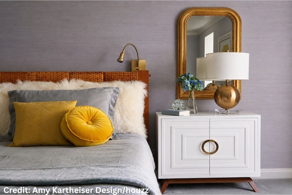 Dramatic Black Accent Wall