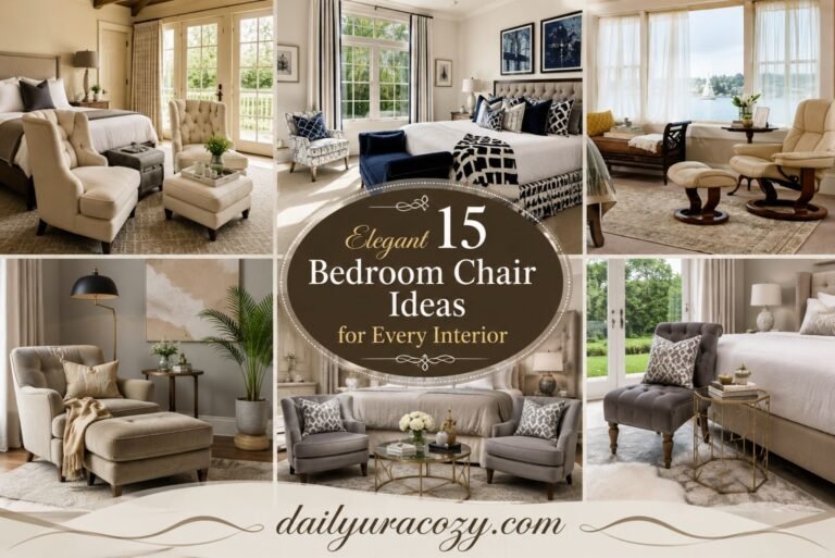Elegant 15 Bedroom Chair Ideas for Every Interior