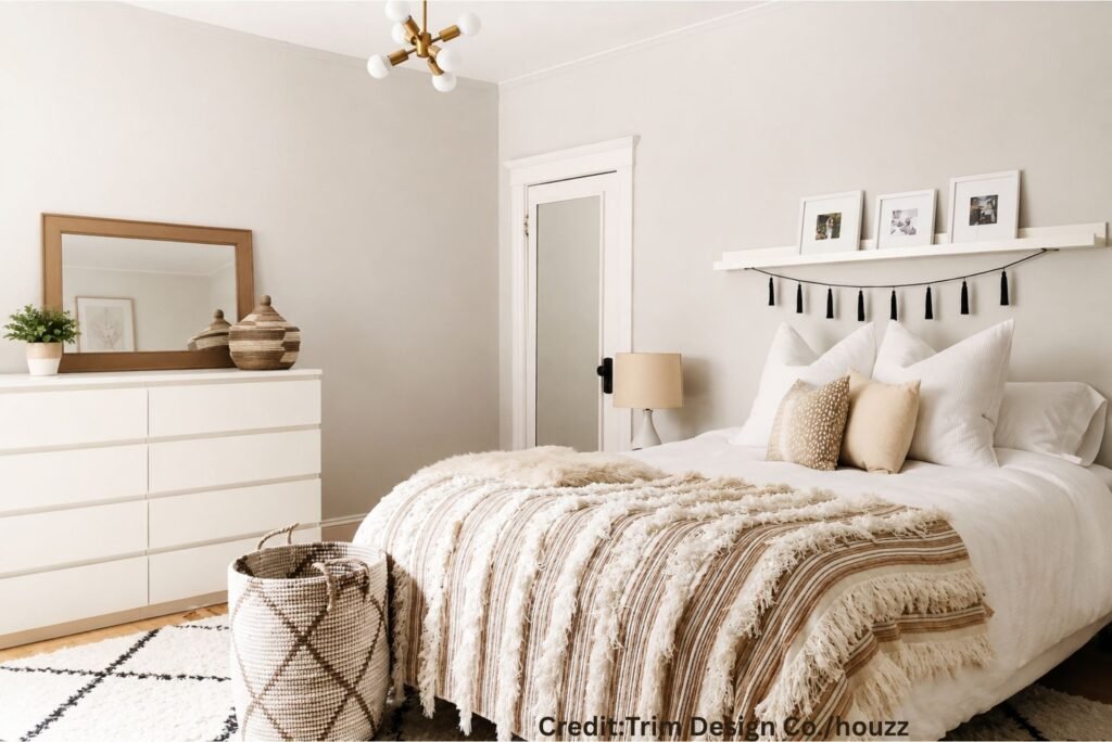 Gray Painted Feature Wall