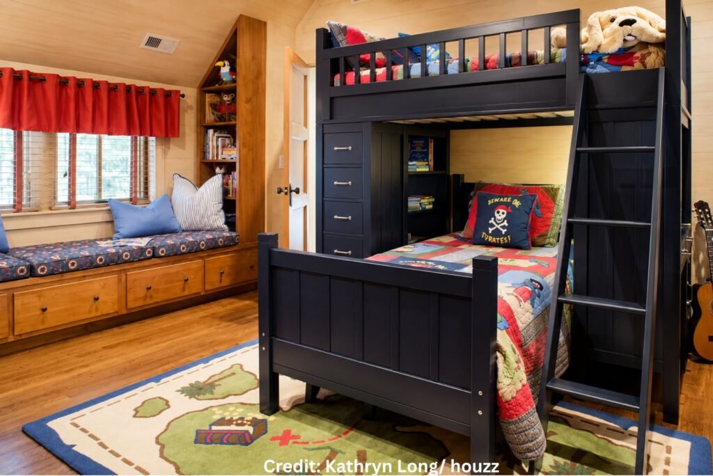 Integrated Bookcase Storage