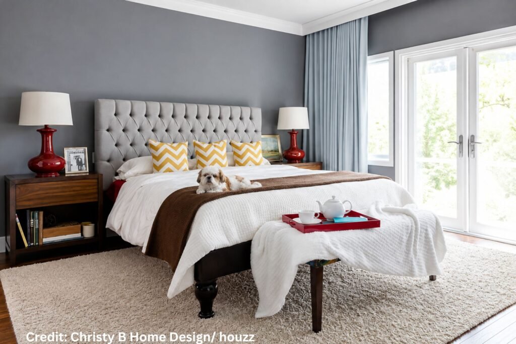 Mirrored Nightstand Styling