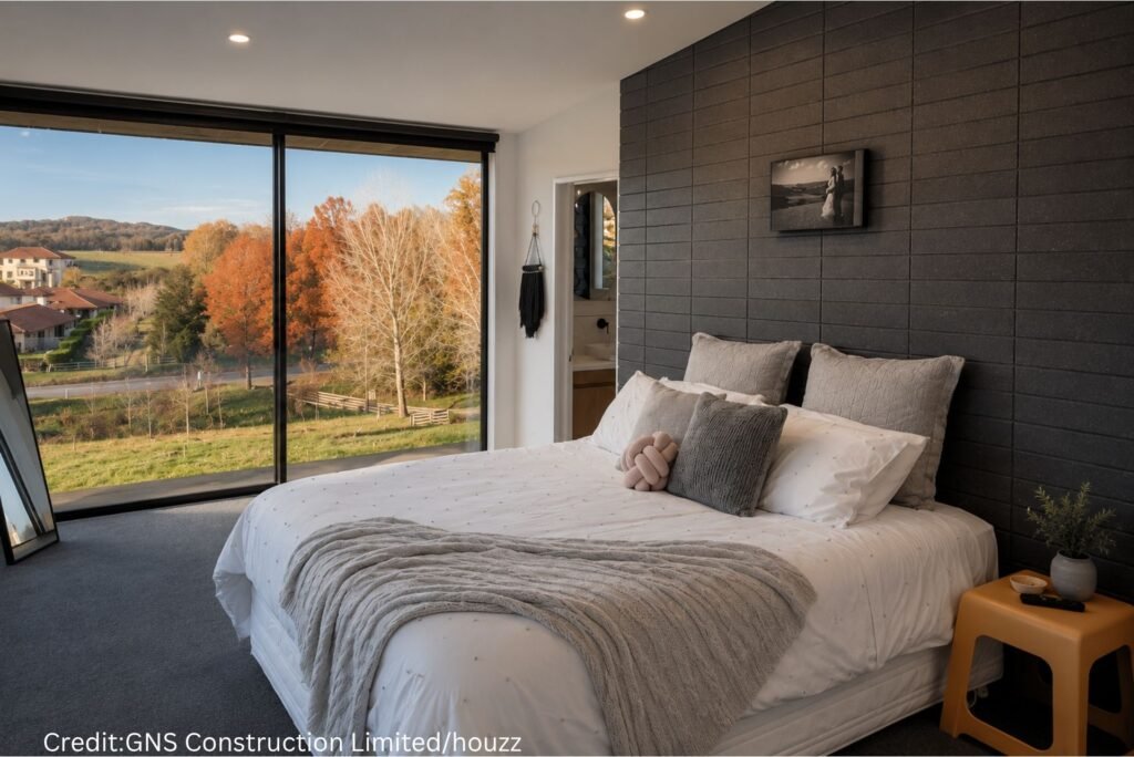 Monochrome Grey Bedroom Palette