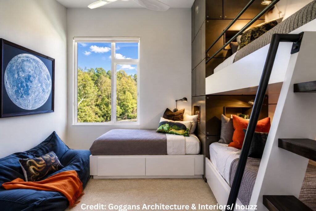Open Bunk Room Layout