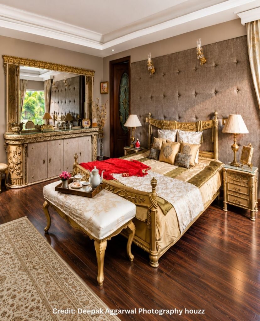 Ornate Mirror Wall Accent