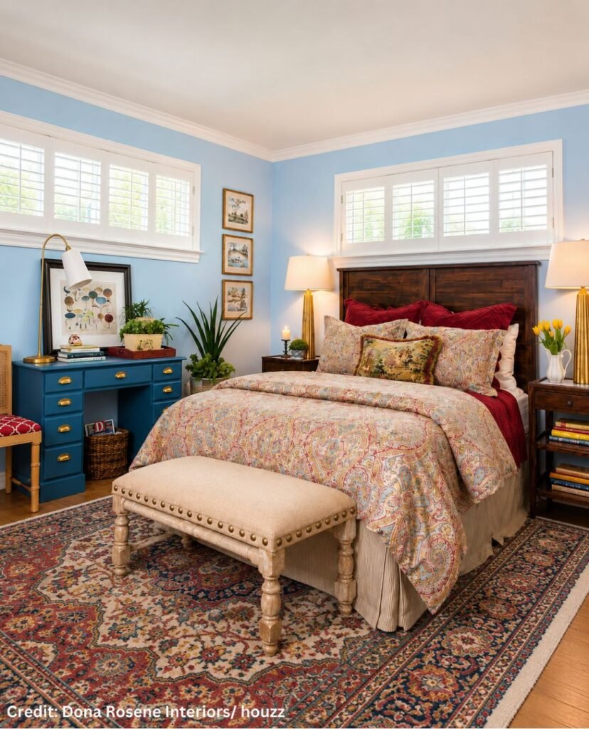 Patterned Coverlet Bedding