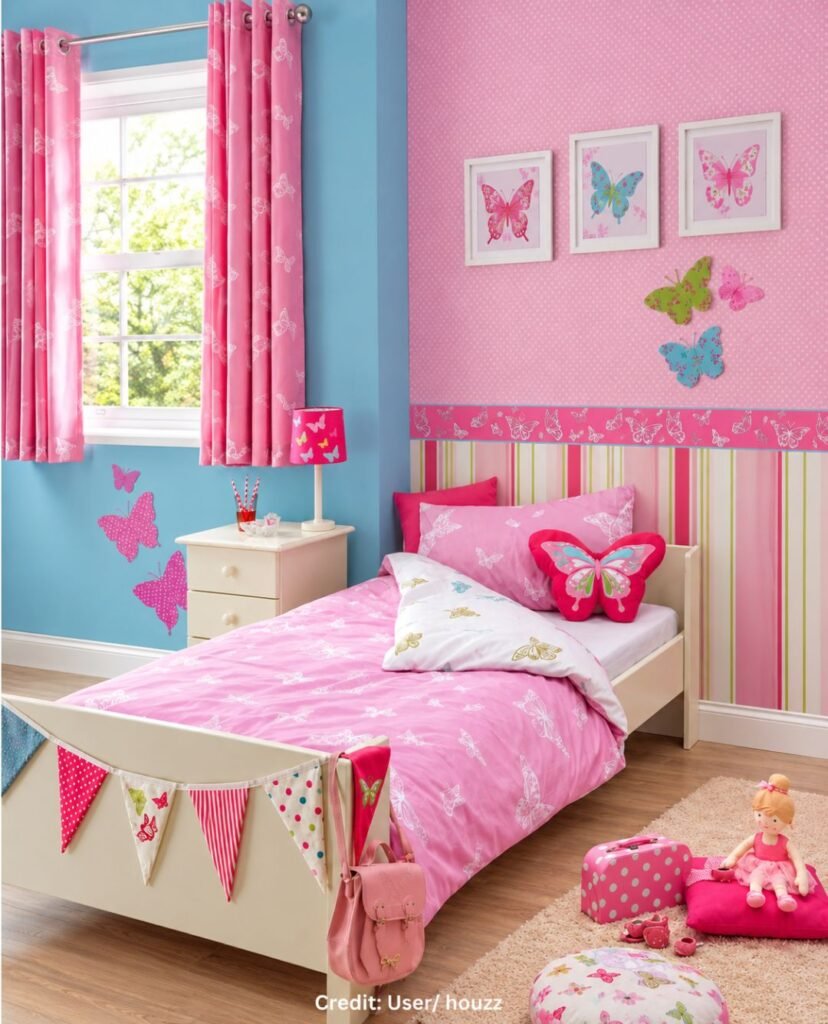Playful Patterned Bedroom Details