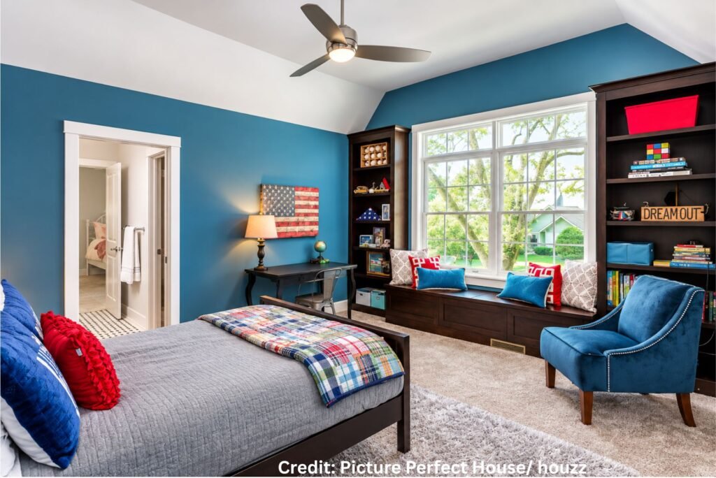  Powder Blue Painted Walls
