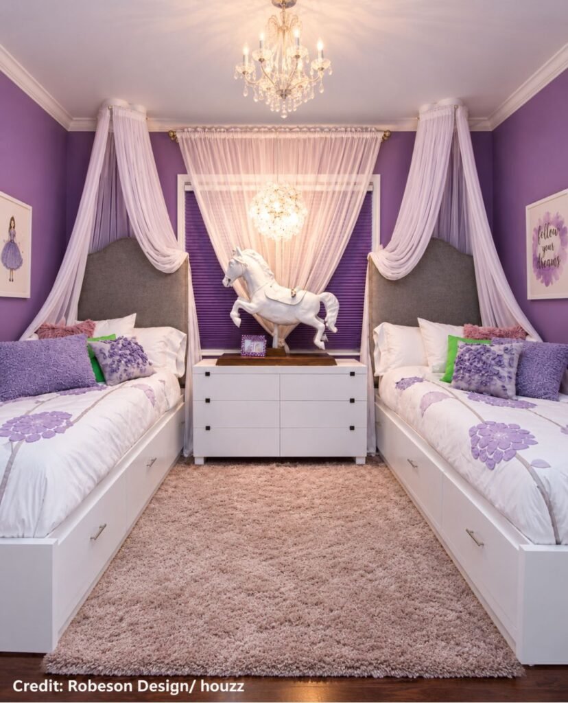 Purple and White Color Pairing