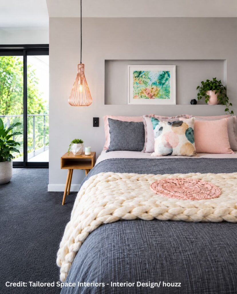 Quilted Linen Coverlet