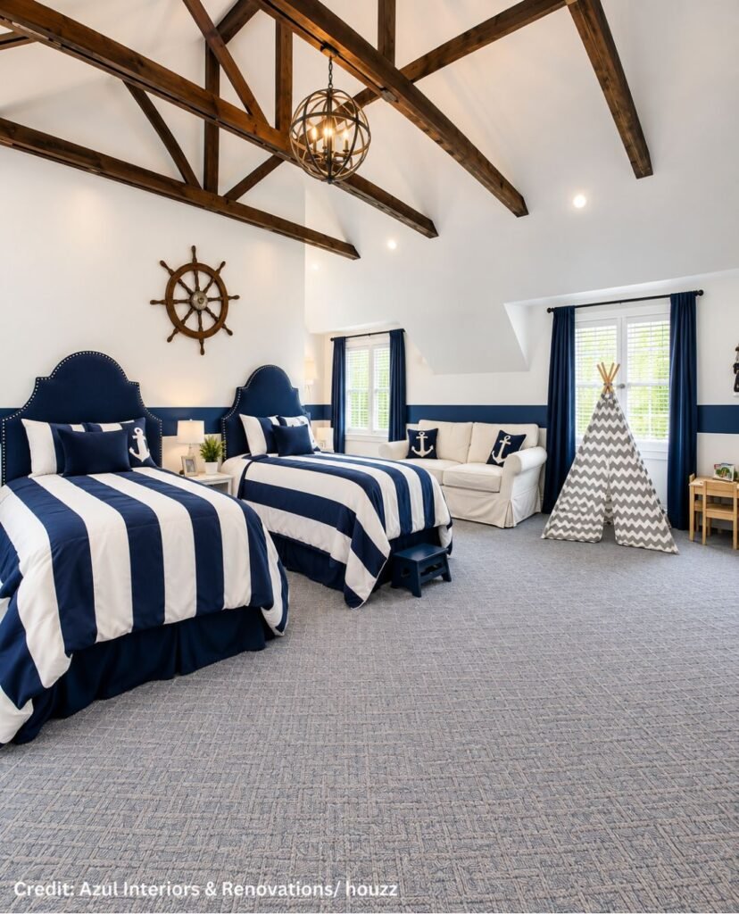 Relaxed Nautical Textile Accents