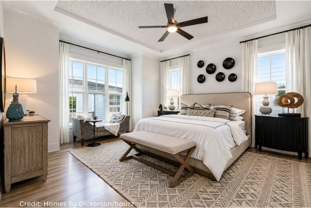 Rich Brown Floor Contrast