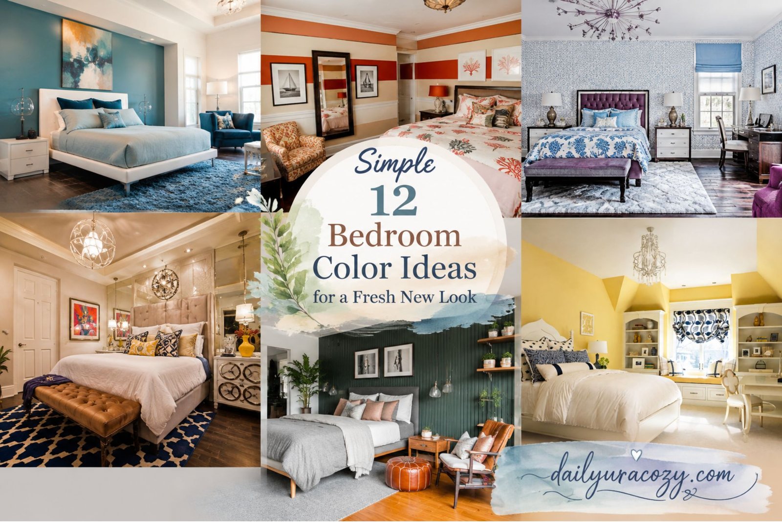 Simple 12 Bedroom Color Ideas for a Fresh New Look 
