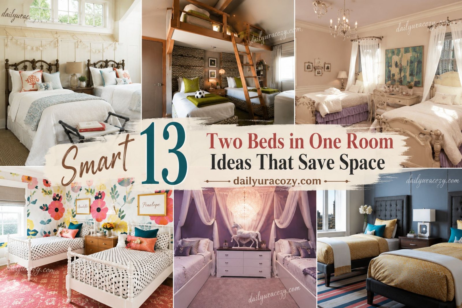 Smart 13 Two Beds in One Room Ideas That Save Space 