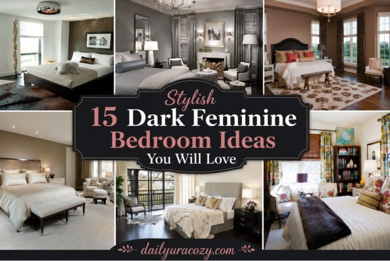 Stylish 15 Dark Feminine Bedroom Ideas You Will Love