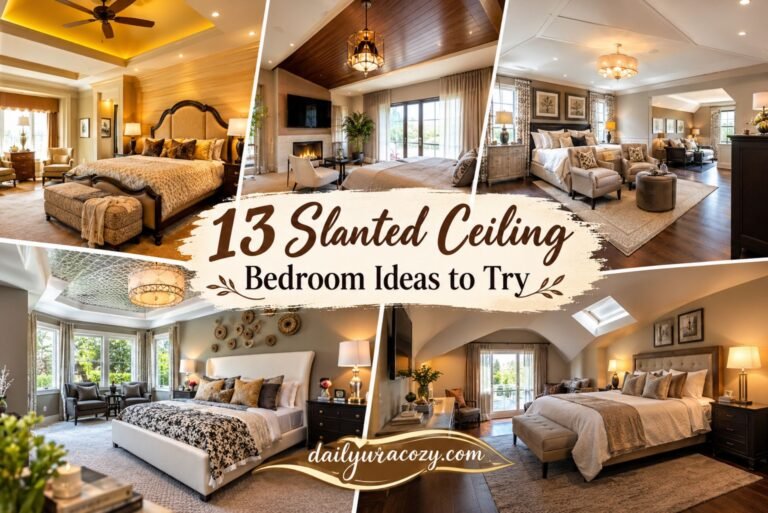 13 Slanted Ceiling Bedroom Ideas to Try