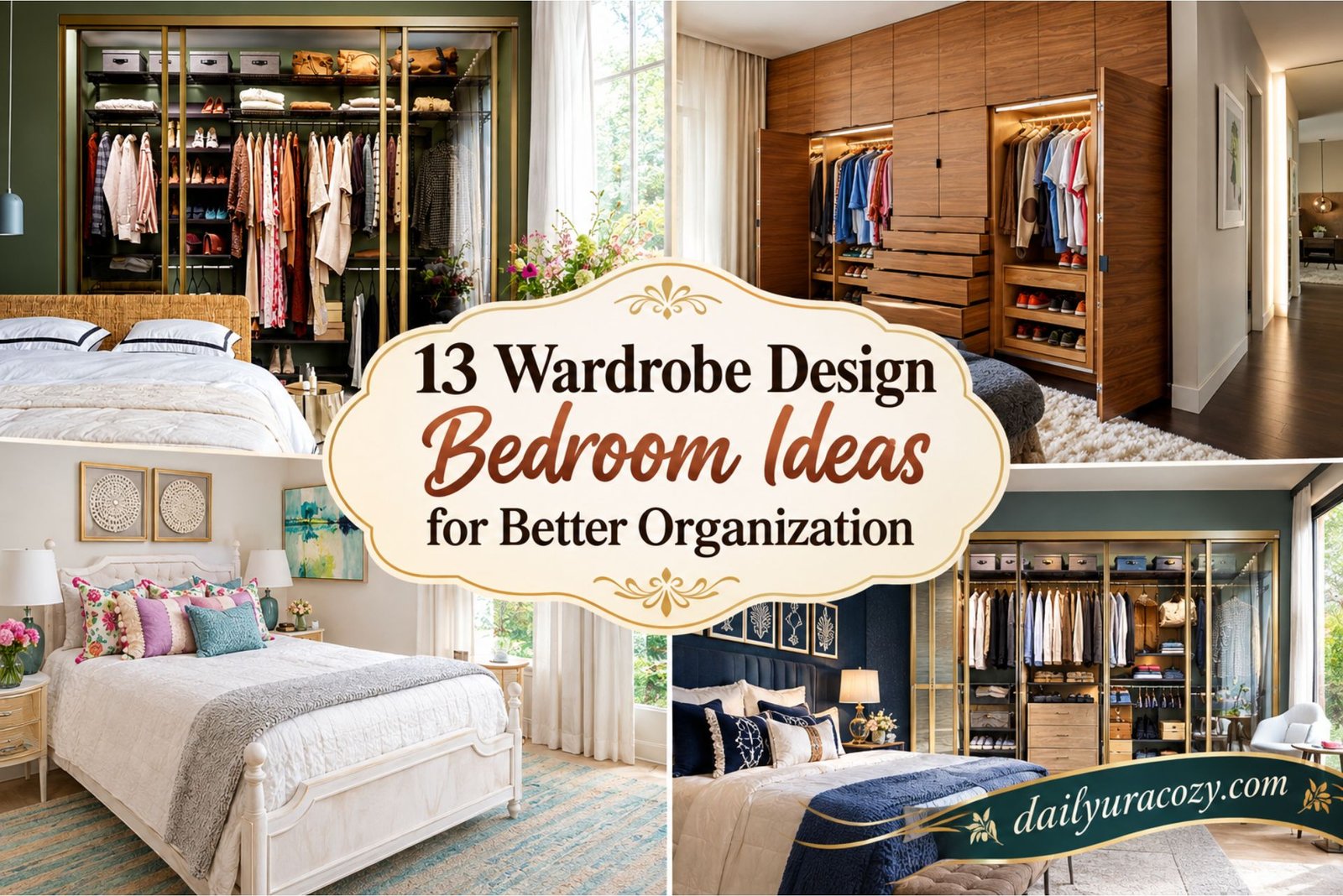 13 Wardrobe Design Bedroom Ideas for Better Organization