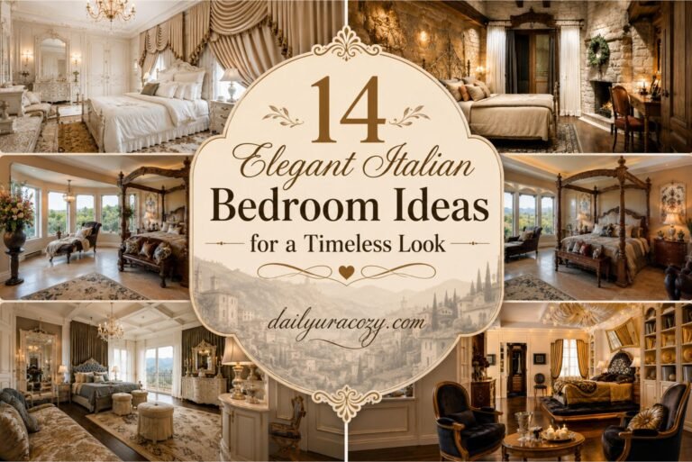14 Elegant Italian Bedroom Ideas for a Timeless Look 