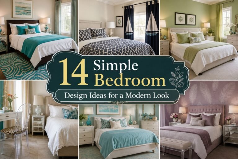 14 Simple Bedroom Design Ideas for a Modern Look