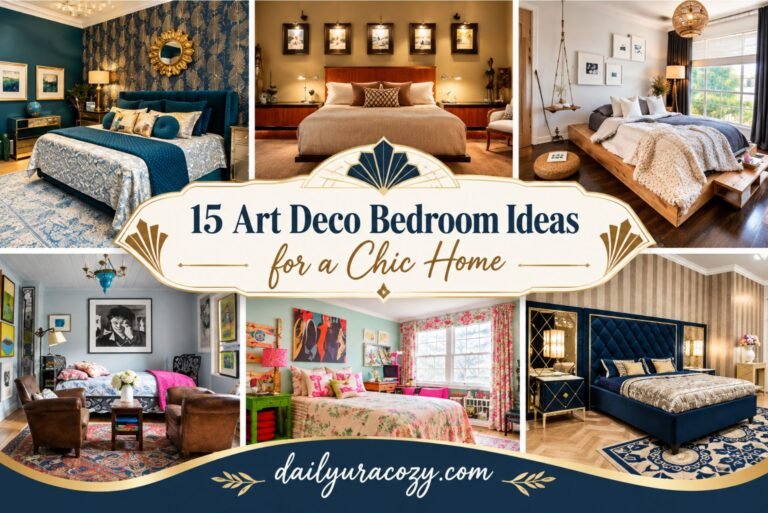 15 Art Deco Bedroom Ideas for a Chic Home