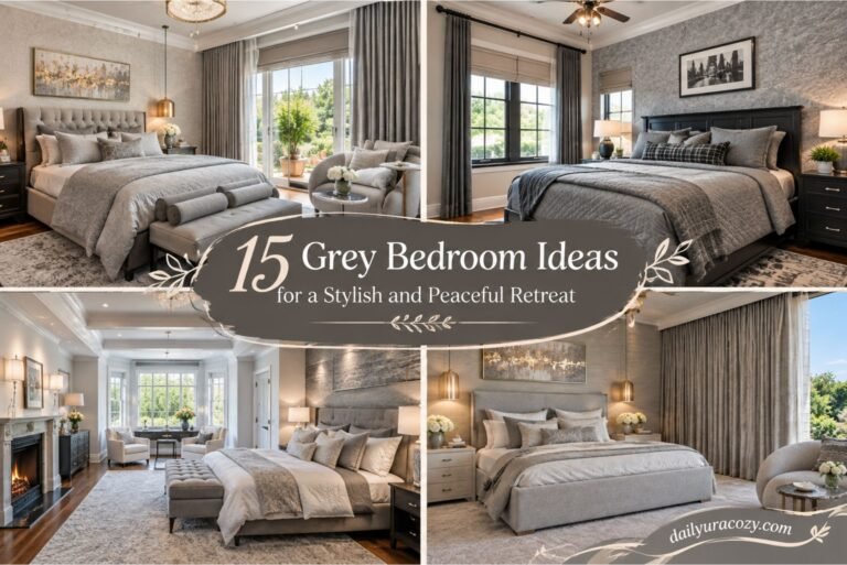 15 Grey Bedroom Ideas for a Stylish and Peaceful Retreat 