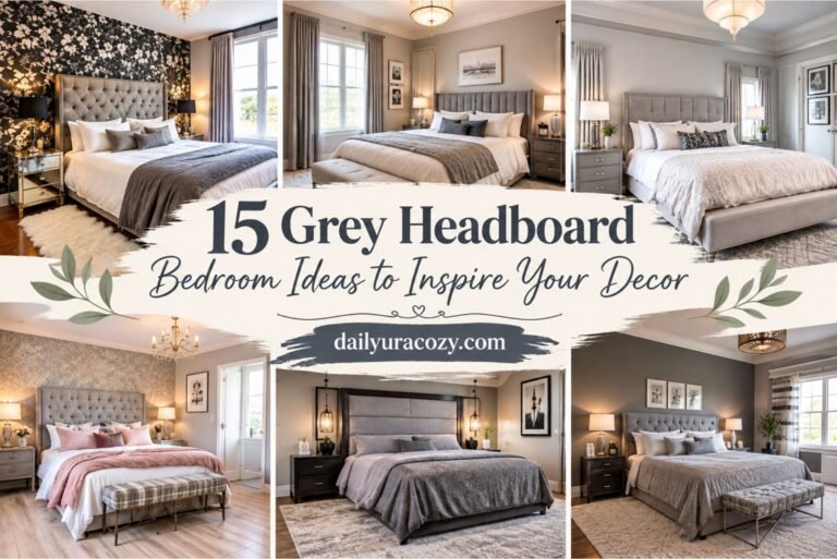 15 Grey Headboard Bedroom Ideas to Inspire Your Decor