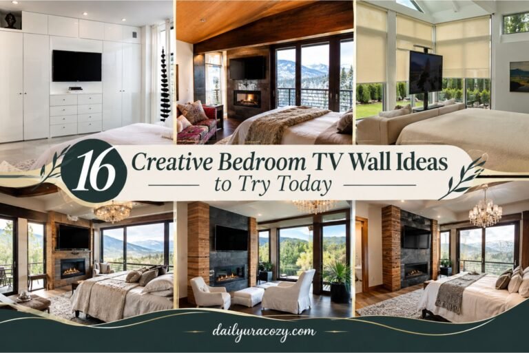 16 Creative Bedroom TV Wall Ideas to Try Today