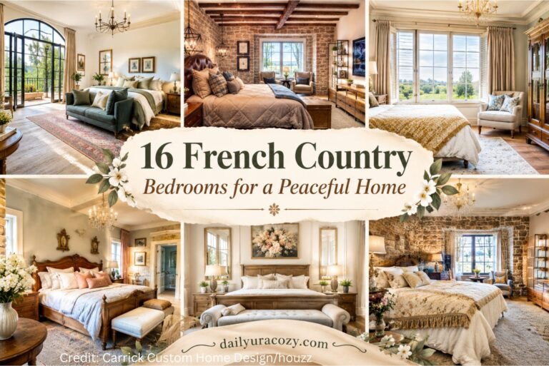 16 French Country Bedrooms for a Peaceful Home 