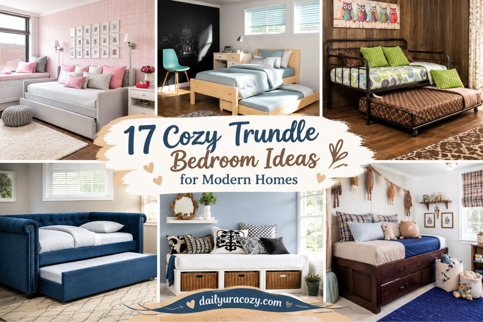 17 Cozy Trundle Bedroom Ideas for Modern Homes 
