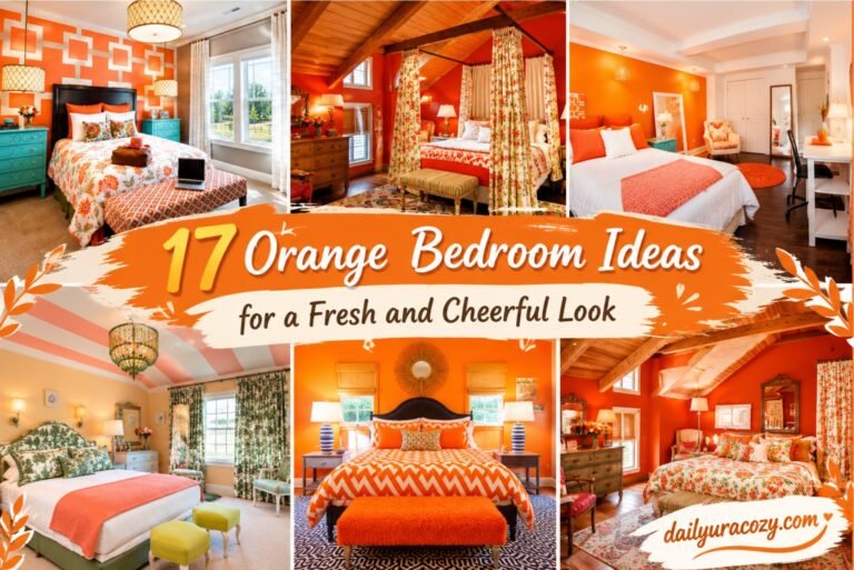17 Orange Bedroom Ideas for a Fresh and Cheerful Look 