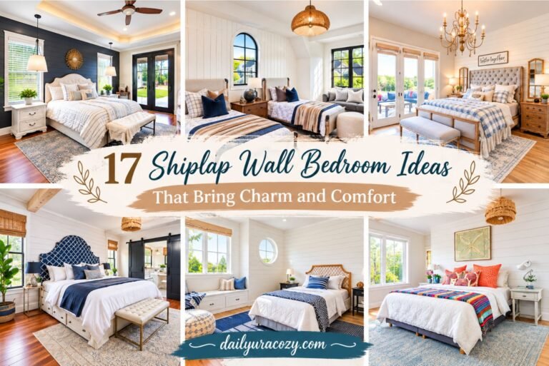 17 Shiplap Wall Bedroom Ideas That Bring Charm and Comfort
