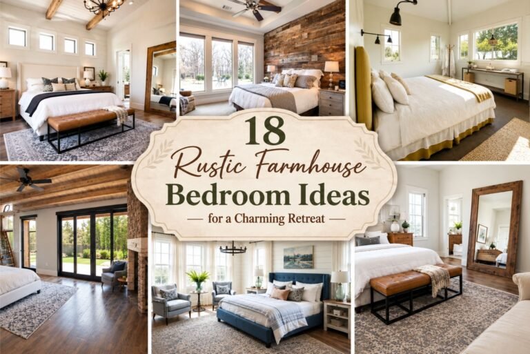 18 Rustic Farmhouse Bedroom Ideas for a Charming Retreat